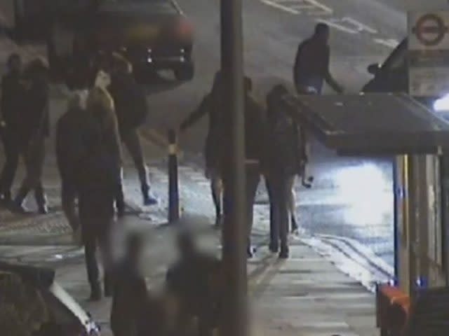 CCTV still from the incident in Catford