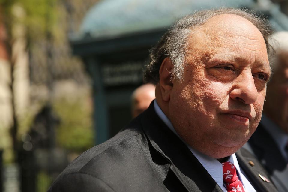 John Catsimatidis in 2013. Mr Catsimatidis said that Rudy Giuliani’s ‘behaviour’ is making things difficult (Getty Images)