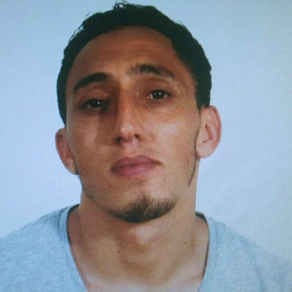 Driss Oukabir, in a photo issued by Spanish police - EFE/Spanish National Police