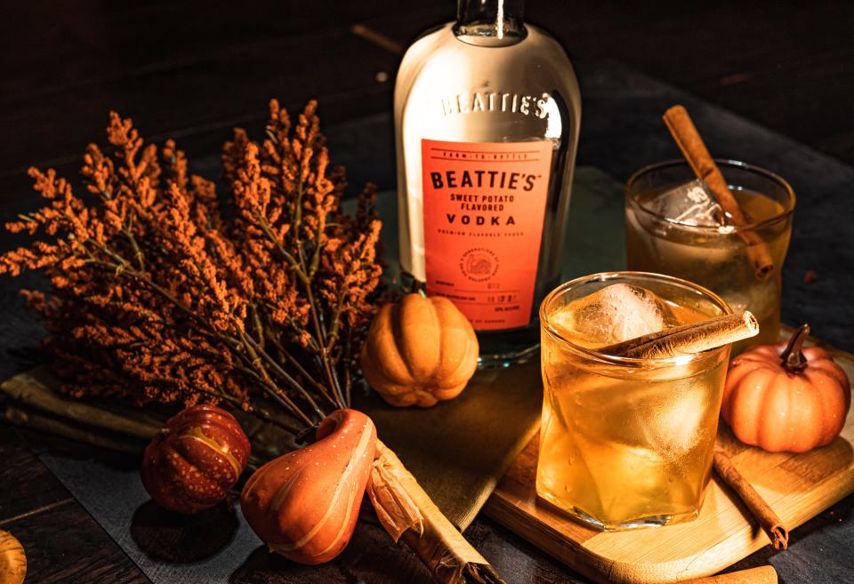 Beattie's Sweet Potato Flavored Vodka can be used to make new twists on drinks such as the Whiskey Sour and the Old Fashioned.