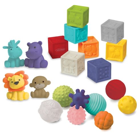 Infantino Balls, Blocks, & Buddies Activity Toy Set