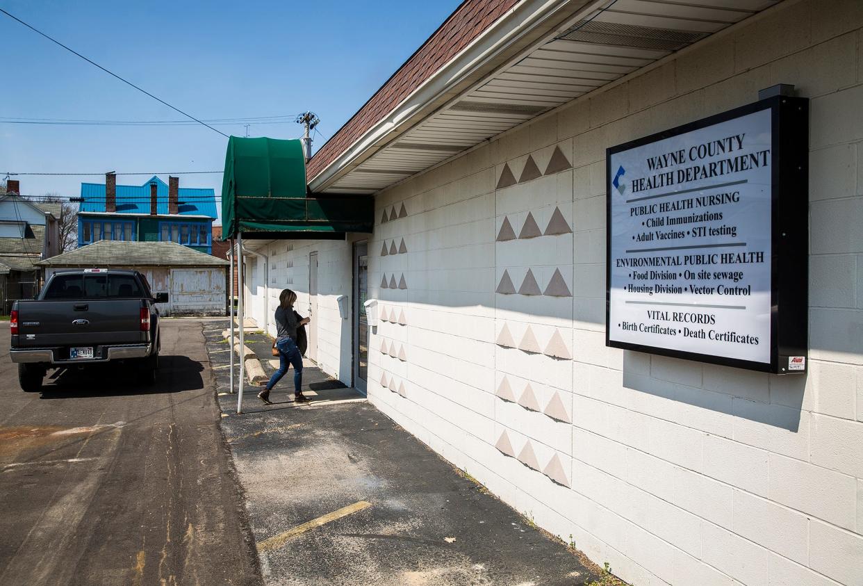 The Wayne County Health Department offices in Richmond. PI File. 