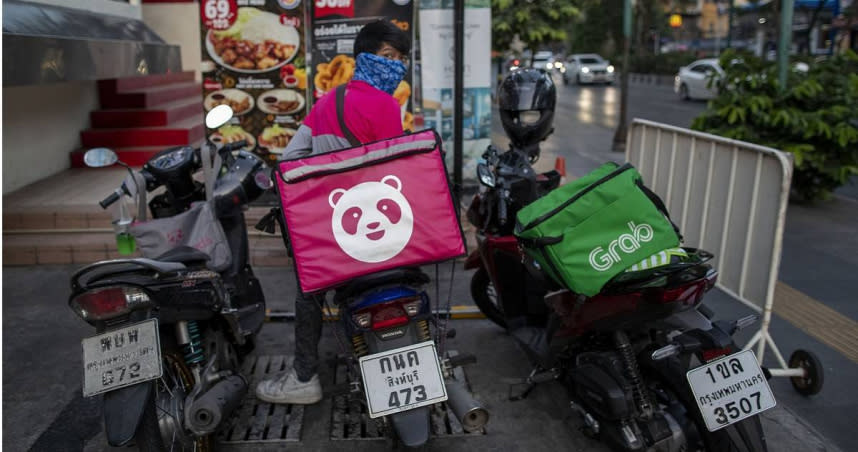 「Foodpanda」和「優食」（Uber Eats）的談判暫時破局。（圖／達志／美聯社）