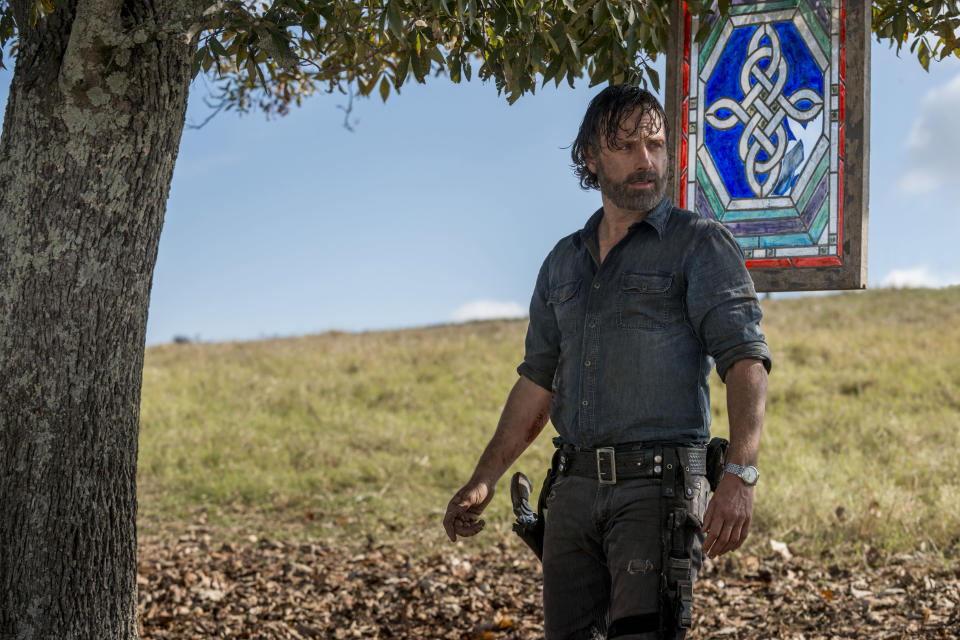 Andrew Lincoln enters his last days as the star of <em>The Walking Dead</em>. (Photo: Gene Page/AMC)