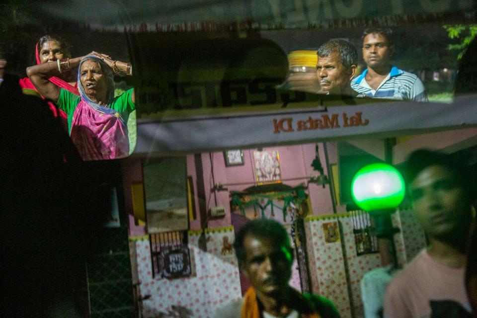 In this village outside of Janakpur, Nepal some 70% of the men have gone to work in the Gulf states.<span class="copyright">Ed Kashi—VII for TIME</span>