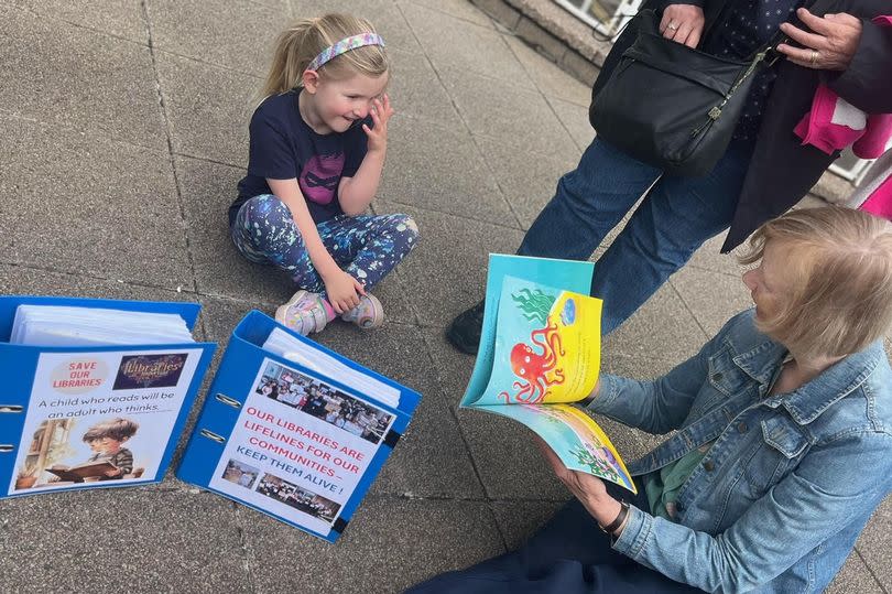 The libraries services are used by young and old -Credit:Tracy Macrury