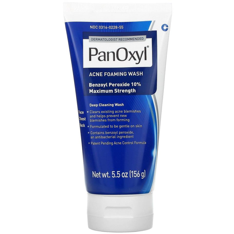 6) PanOxyl Acne Foaming Wash