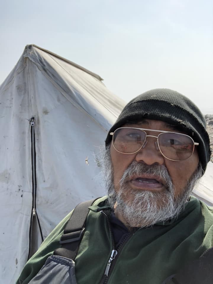 David Kuptana, a full-time harvester from Ulukhaktok, N.W.T., is worried what deteriorating sea ice means for his traditional lifestyle. (Submitted by David Kuptana - image credit)