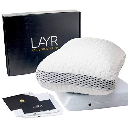 Luxome LAYR Adjustable Firmness & Loft Pillow (Amazon / Amazon)