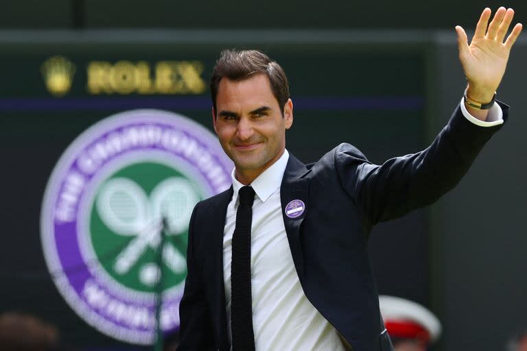 Roger Federer es el máximo ganador de Wimbledon y cada vez que lo visita recibe la ovación