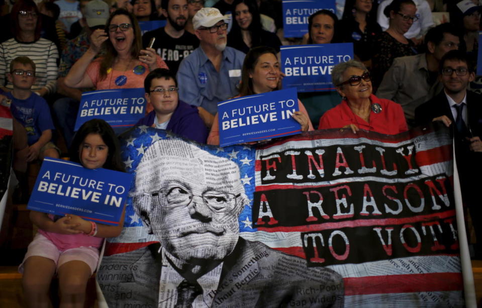 Bernie banner