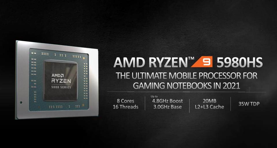 AMD Ryzen 9 5980HS