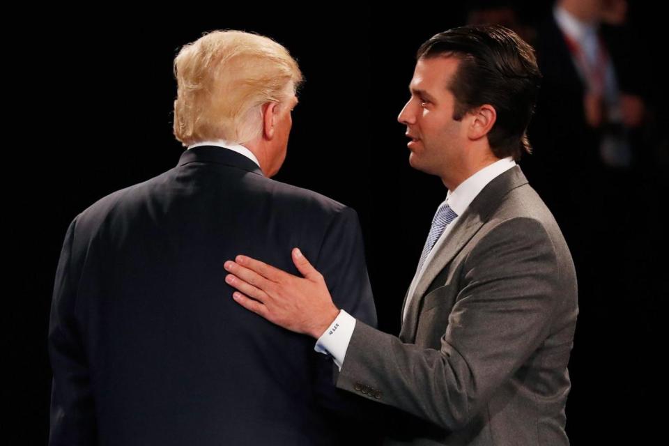 Probe: Donald Trump Jr. has become embroiled in the Russia investigation (Getty Images)