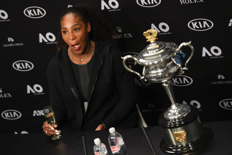 Serena Williams hat die Australian Open unter besonderen Umständen gewonnen (Foto: AFP)