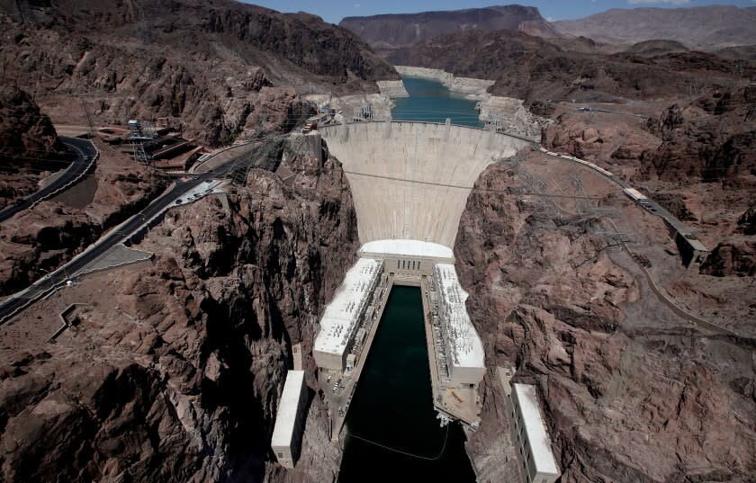 Scenes around Lake Mead as persistent drought drives water levels to their lowest point in history.