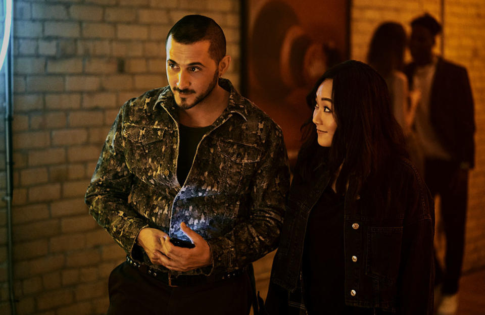 Tomer Capone (Frenchie) and Karen Fukuhara (Kimiko) in ‘The Boys.’ - Credit: Courtesy of Amazon Studios