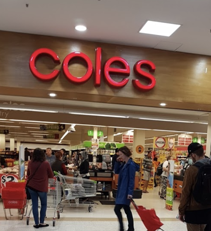 The eight pack of Coles branded water was purchased from the XXX store in Victoria. Source: Google Maps