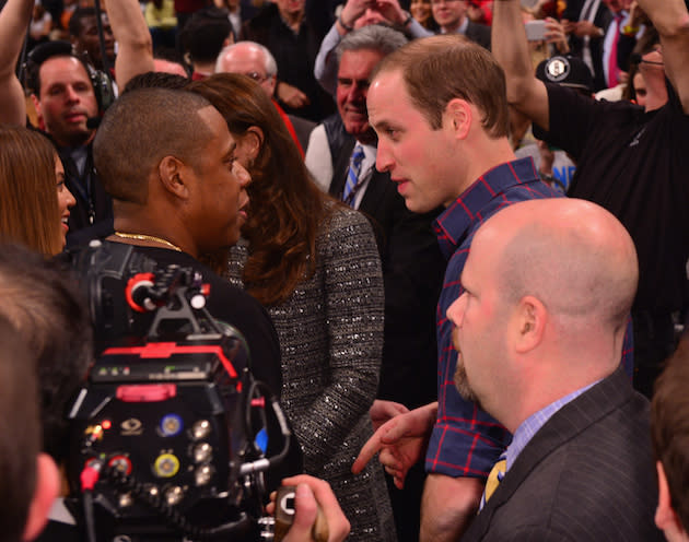 Kate Middleton And Beyonce Meet At A New York Basketball Game