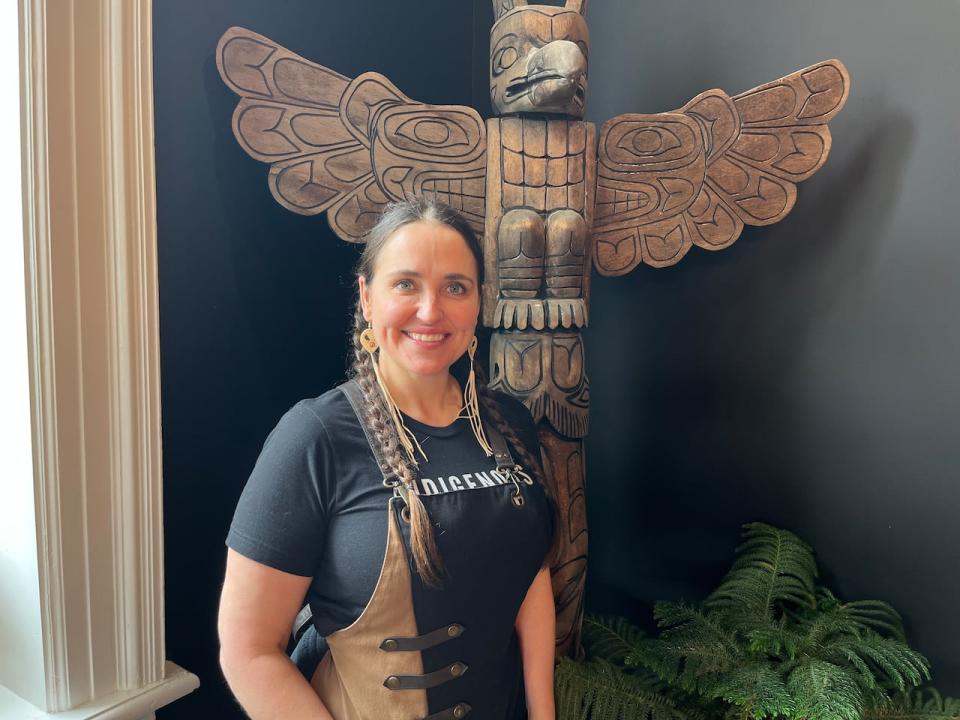 Suzette Foucault is Manitou BIstro's chef and owner. She told CBC Indigenous that she identifies as “Métis” through the Canadian Métis Council and told CBC Indigenous that her “bloodline is Algonquin Iroquois.”  