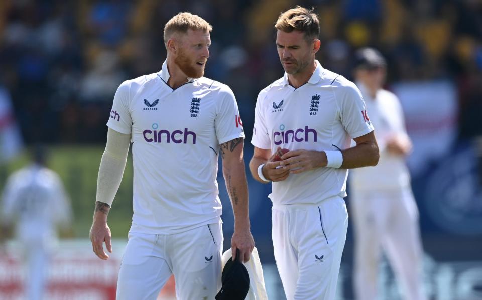 Ben Stokes and Jimmy Anderson