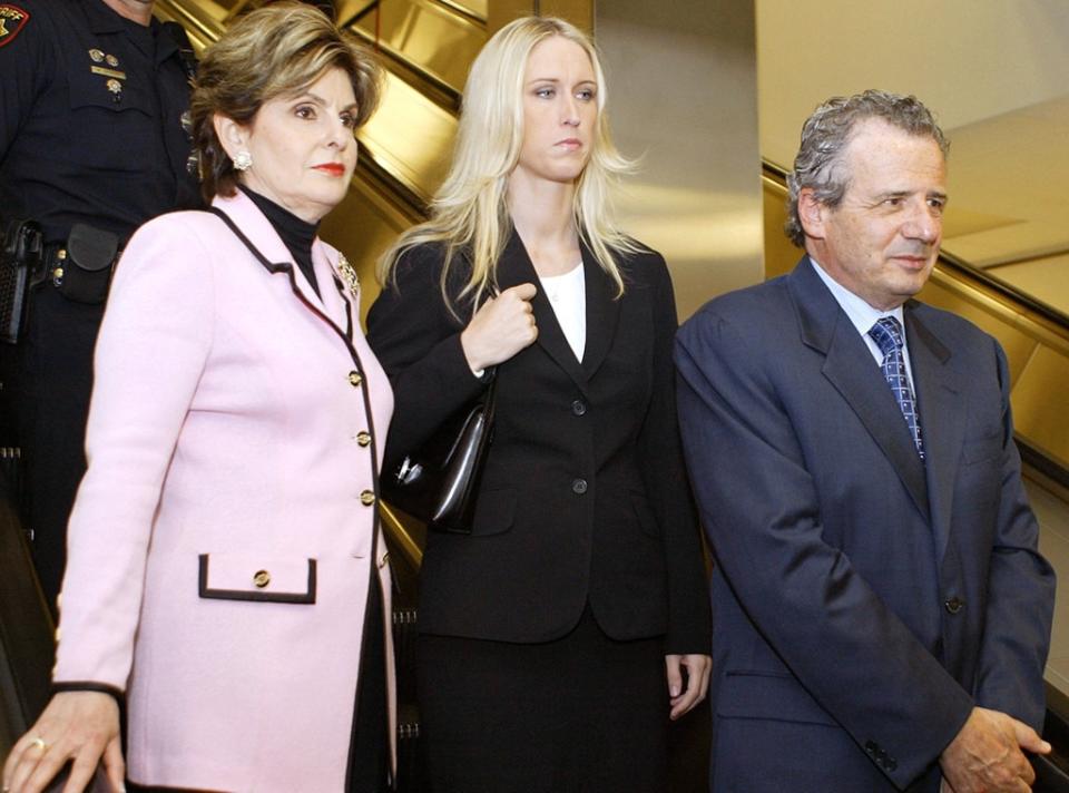 Amber Frey, Gloria Allred, Nate Goldberg