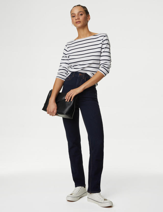 Magic Shaping Straight Leg Jeans, M&S Collection