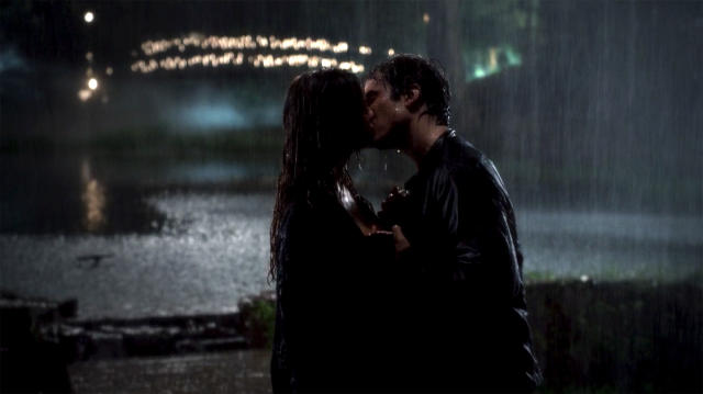 Marie Night And Day: Damon and Elena First Kiss - The Vampire