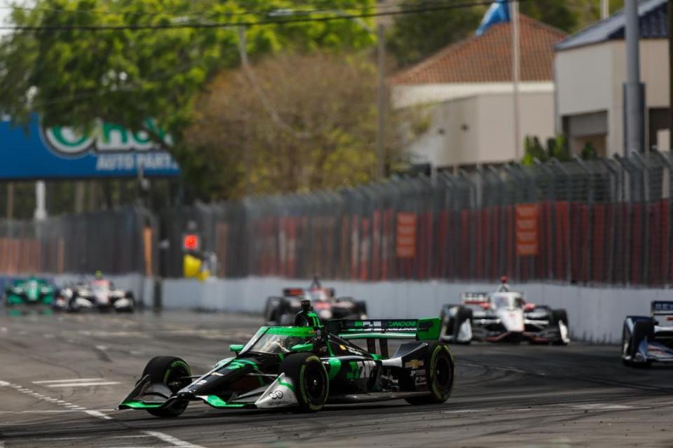 Callum Ilott landed he and his team's first-ever top-5 Sunday in St. Pete.