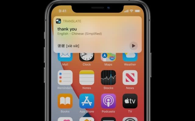 iOS 14 Siri Translation 