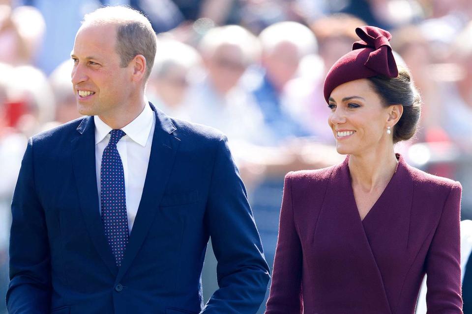 <p>Max Mumby/Indigo/Getty</p> Prince William and Kate Middleton in Wales on Sept. 8, the first anniversary of Queen Elizabeth