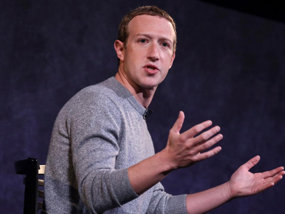 Mark Zuckerberg at the Paley Center For Media on October 25, 2019