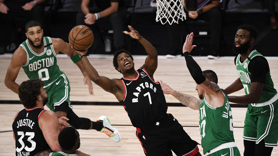 Kyle Lowry has always had a win at all costs mentality. (Photo by Douglas P. DeFelice/Getty Images)