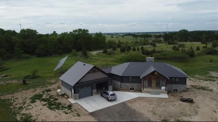 Exterior shot of the Bultje's home in Ontario, Canada.