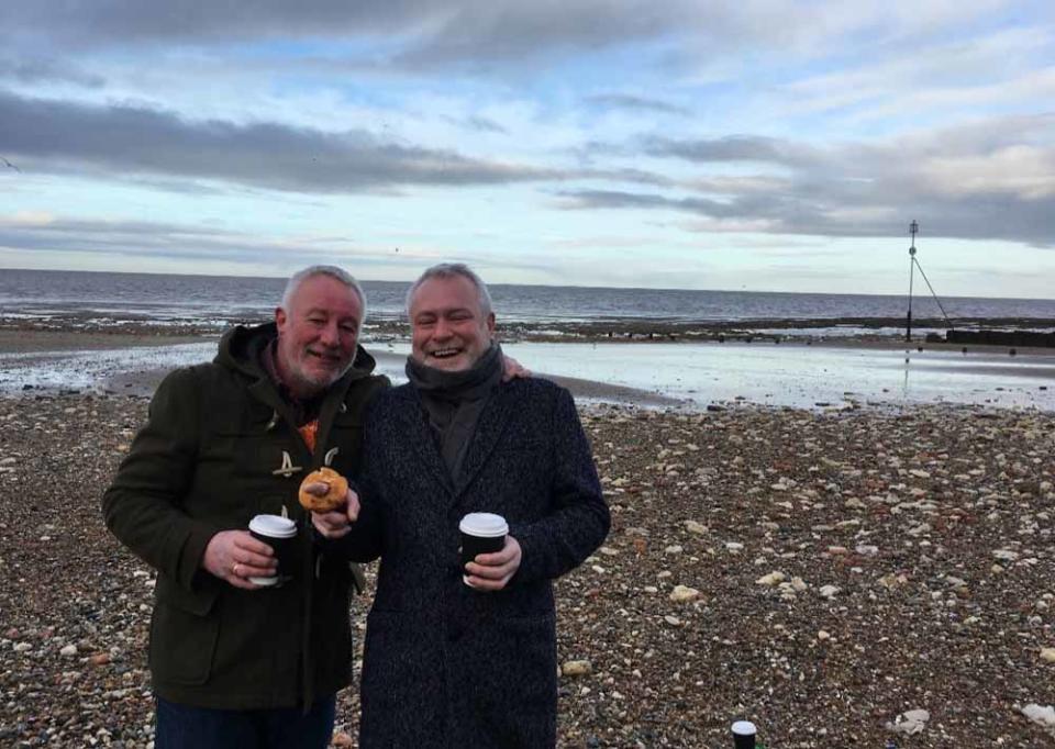 The pair got engaged on Christmas morning at Hunstanton Beach in Norfolk. (Collect/PA Real Life)