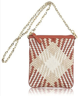 Cole Haan Genevieve Plaid North/South Mini Crossbody Bag -$157.50