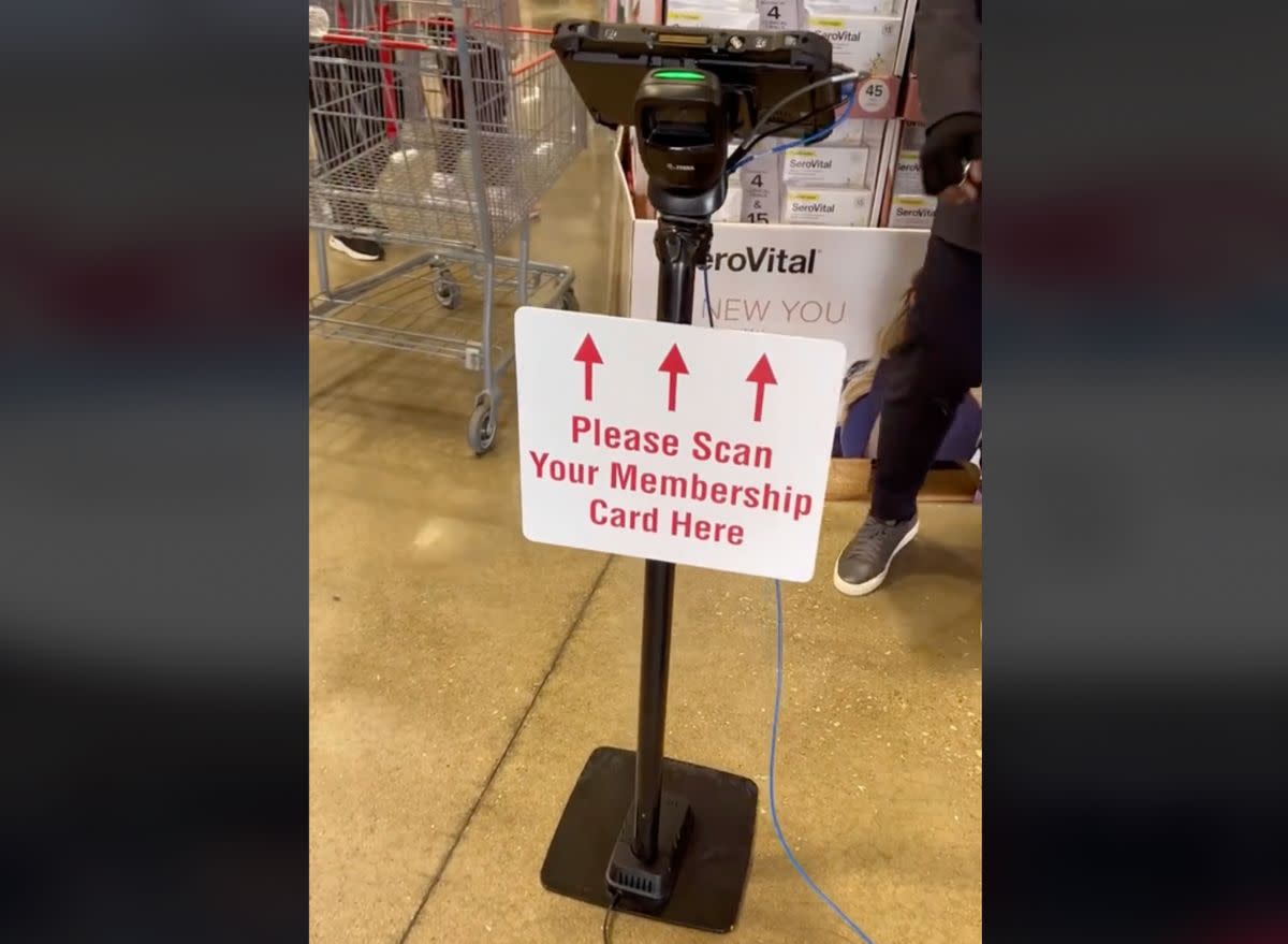 Costco membership card scanners