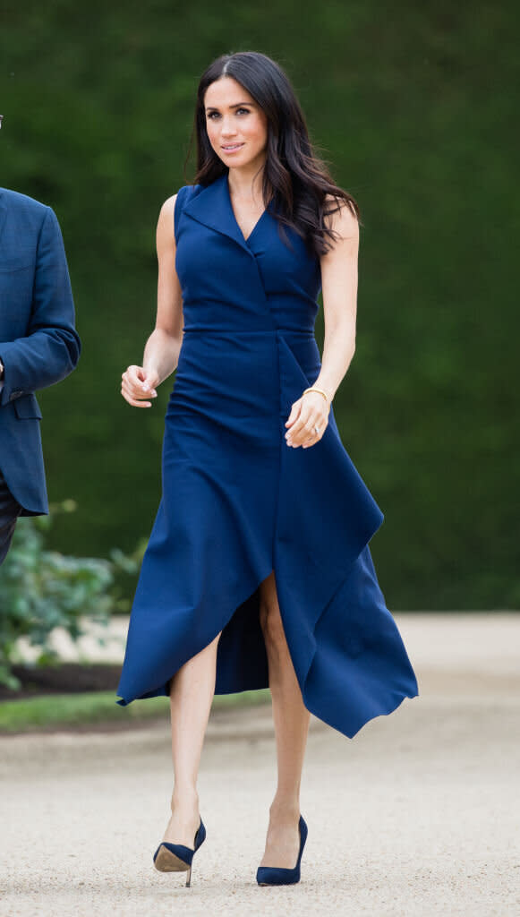 Meghan, Duchess of Sussex attends a Reception hosted by the Honourable Linda Dessau AC, Governor of Victoria and Mr. Anthony Howard QC at Government House Victoria on October 18, 2018 in Melbourne, Australia. (Photo: Samir Hussein/Samir Hussein/WireImage)