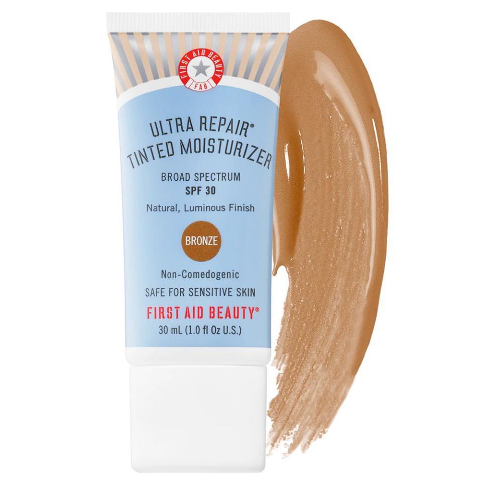 3) First Aid Beauty Ultra Repair Tinted Moisturizer Broad Spectrum SPF 30