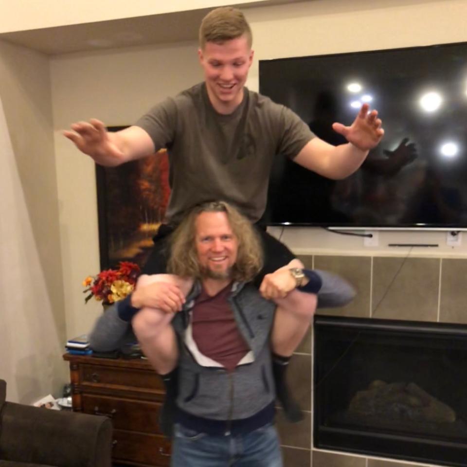 As previously reported by The Post, Garrison (on top of his father Kody’s shoulders), whose full name is Robert Garrison Brown, was found dead last week at his home in Flagstaff, Arizona. Instagram/robertthebrown