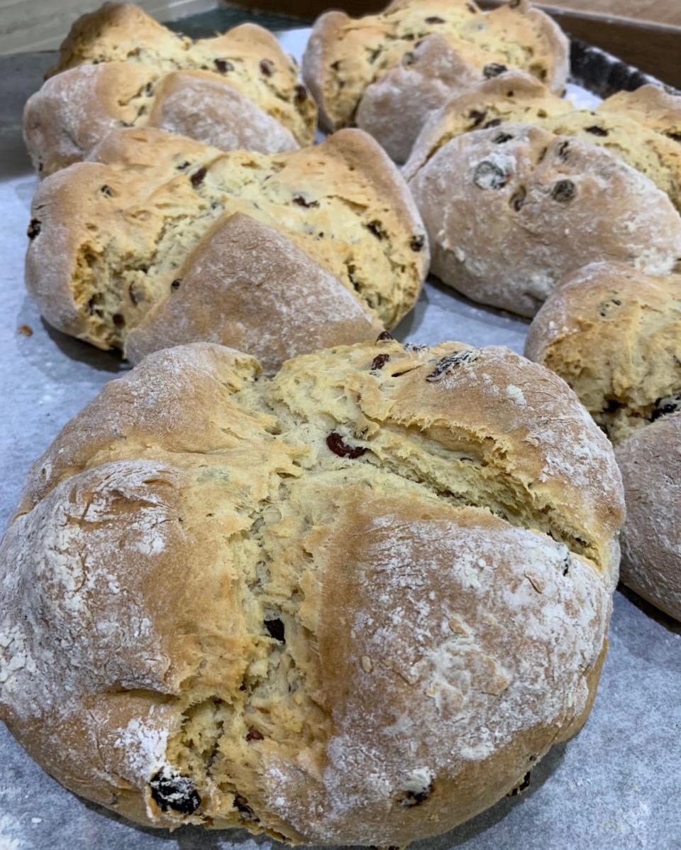 Authentic Irish soda bread from Big Apple Bakery in Manahawkin.