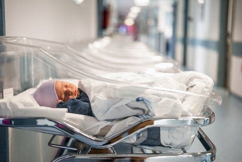   <span class="attribution"><a class="link " href="https://www.shutterstock.com/image-photo/newborn-baby-first-many-small-hospital-1103569475?src=8FLz0dPWVejiCI1YeL9zRQ-1-0" rel="nofollow noopener" target="_blank" data-ylk="slk:Sopotnicki/Shutterstock;elm:context_link;itc:0;sec:content-canvas">Sopotnicki/Shutterstock</a></span>