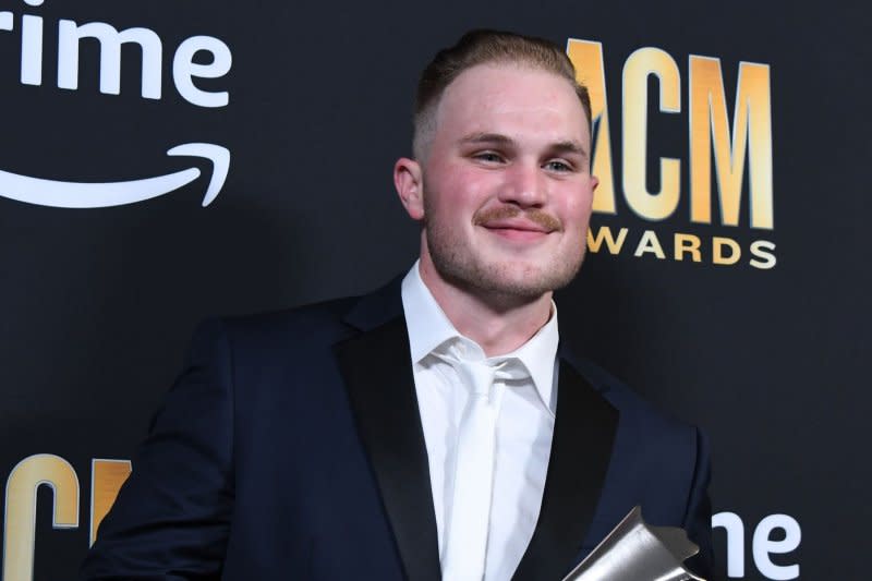 Zach Bryan attends the Academy of Country Music Awards in May. File Photo by Ian Halperin/UPI