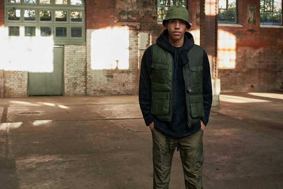 Barbour and End clothing team up for a sharp update on the classic Baffle vest.