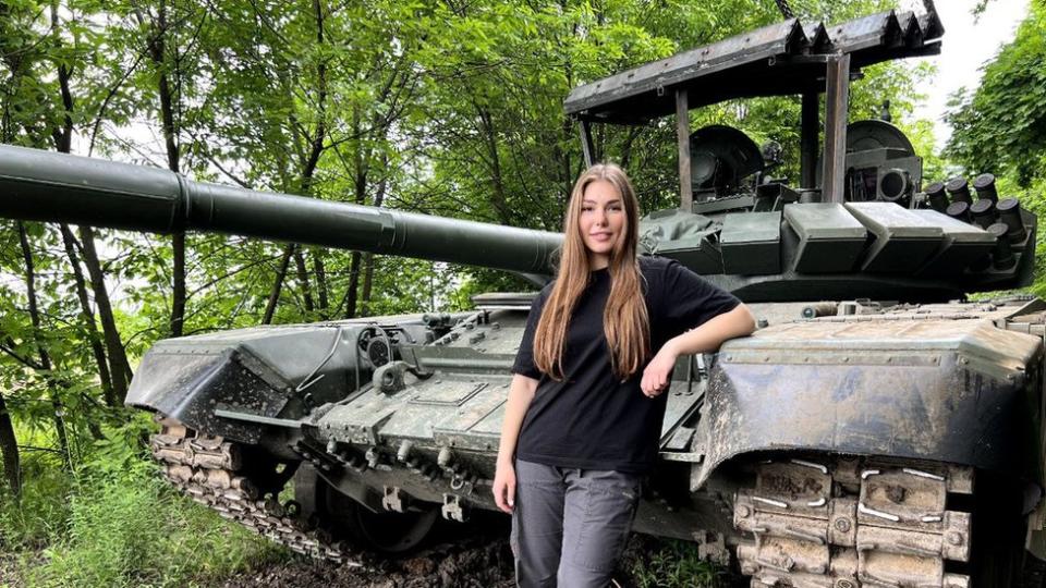 Maryana Naumova sent this image to the BBC but refused to speak to us