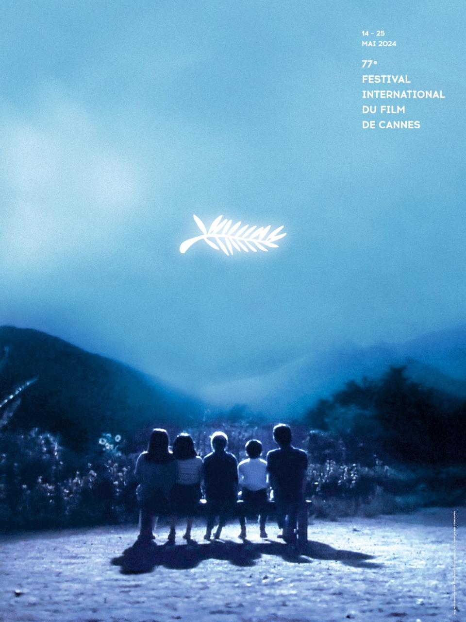 The poster for the 2024 Cannes Film Festival showing a still from 1991 film 'Rhapsody in August' by Japanese director Akira Kurosawa.