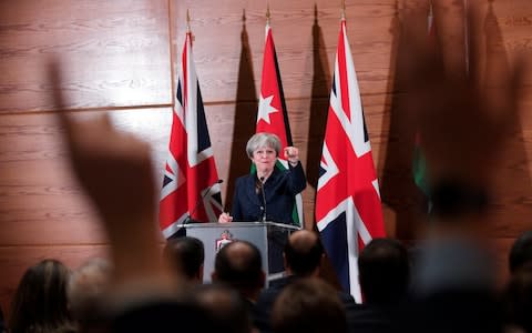 Theresa May  - Credit: Toby Melville/Reuters