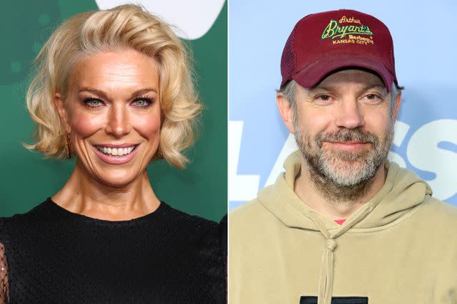 <p>Mike Marsland/WireImage; Kayla Oaddams/WireImage</p> Hannah Waddingham and Jason Sudeikis