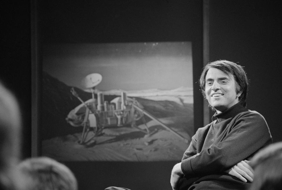 Dr. Carl Sagan en 1974.  (Foto: CBS via Getty Images)