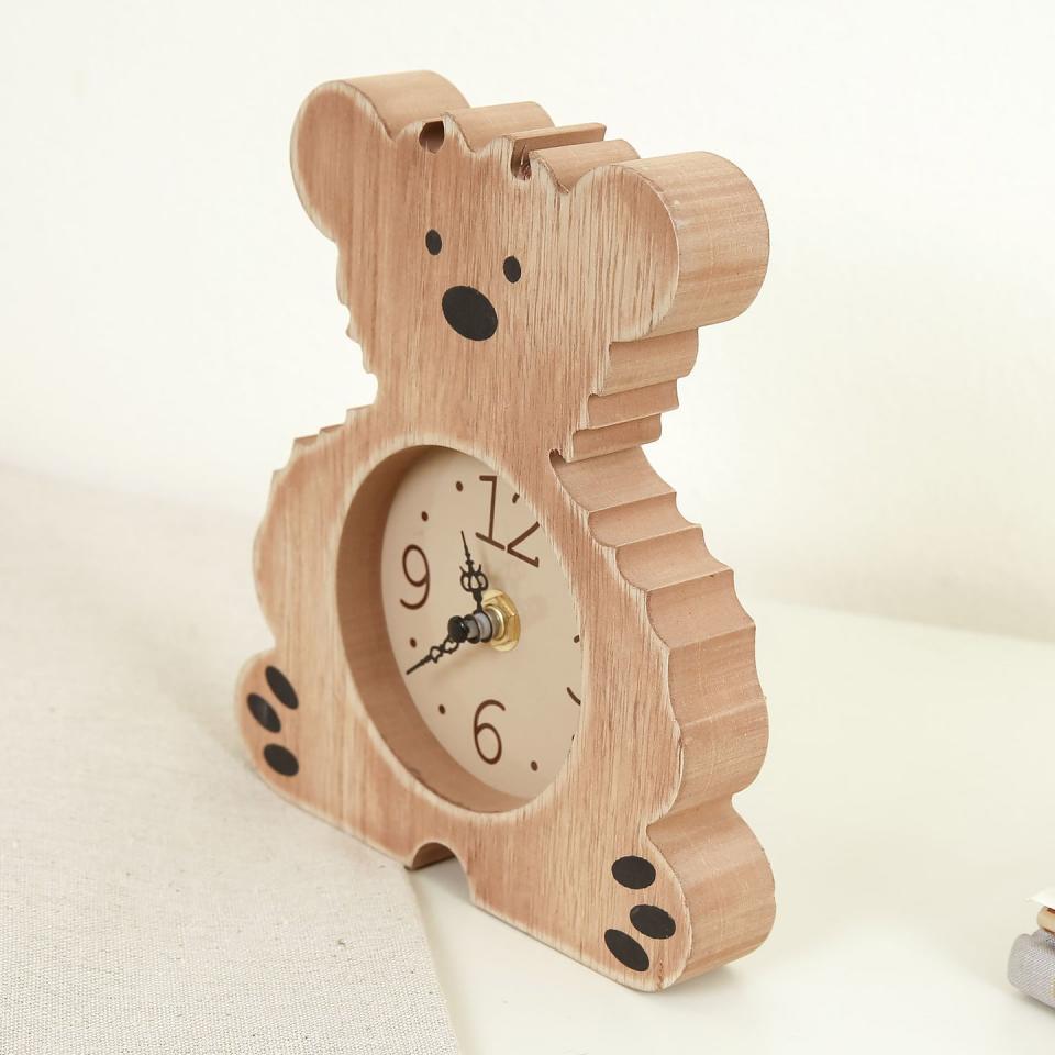 <p>Nursery Decoration Children's Clocks by Bebe Beau, £12, Notonthehighstreet.com</p><p><a rel="nofollow noopener" href="https://www.notonthehighstreet.com/bebebeau/product/nursery-decoration-children-s-clocks" target="_blank" data-ylk="slk:BUY NOW;elm:context_link;itc:0;sec:content-canvas" class="link ">BUY NOW</a></p>