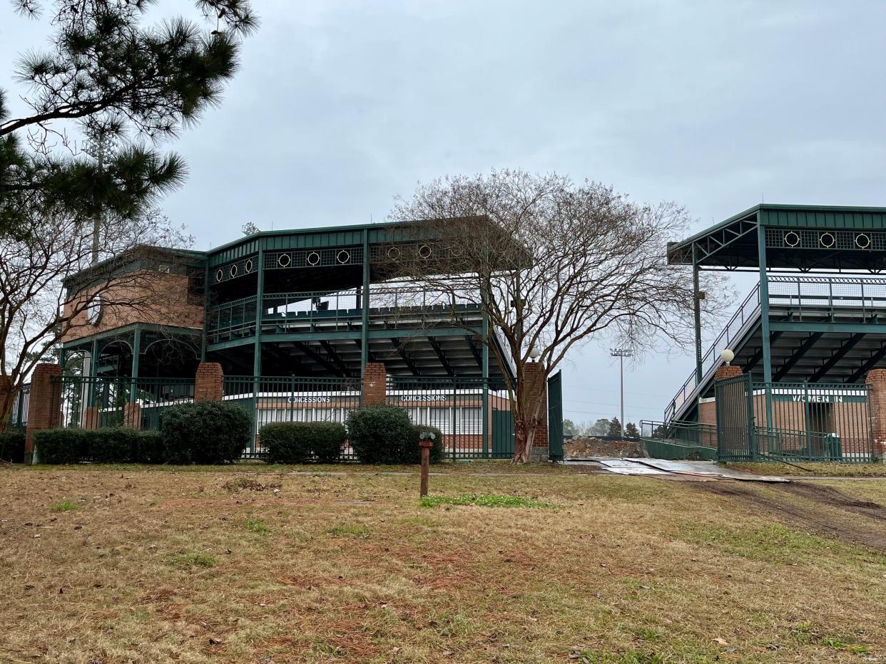 Lake Olmstead Stadium in Augusta was supposed to undergo major renovations ahead of XPR Augusta, but since the show was canceled on March 30, construction has stopped.